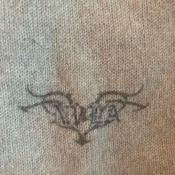 NVLA 100% CASHMERE BUDDHA SWEATER Y2K YOGA - Picture 8 of 8